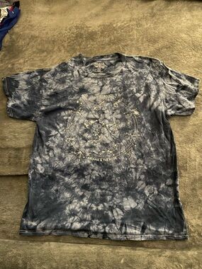 Constellations Tie-Dye Tee - Navy/Gray